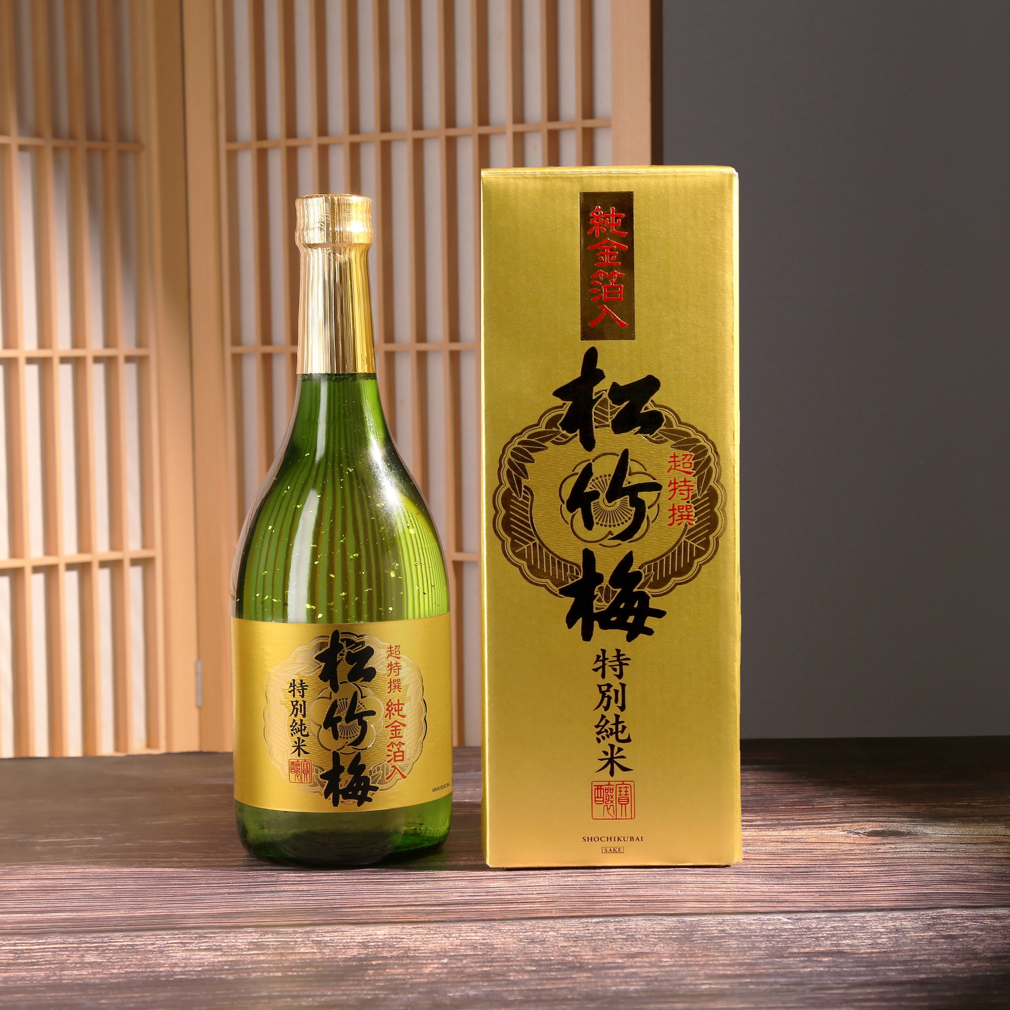 松竹梅 Gold Leaf Tokubetsu Junmai (720ml)